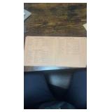 1925 Lincoln county fair horse racing race cards