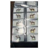 player cigarettes horse racing sports cards full set of 50