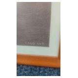 allen brewer jr 1961 lithograph featuring Kentucky derby winner carry back