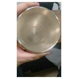 lot of 6 silver plated laurel race course cups