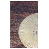 antique Churchill downs Kentucky derby club house pass