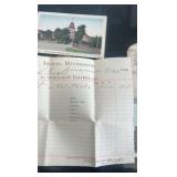 1904 lot of items from hotels in Cambridge springs Pennsylvania