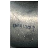 2 antique horse racing inkwells