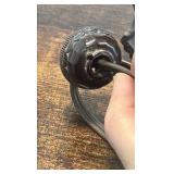 1930s Italian brass horse themed lamp florentine lamps