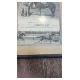 1957 golden son horse racing photo
