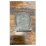 vintage horse related paper weight and pen holder