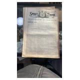 late 1880s-early 1900s sports magazines