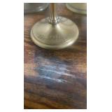 lot santa anita race track brass items 1937-1990s