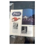 mid 1900s caliente horse racing brochure