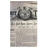 late 1880s-early 1900s sports magazines