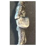 c1958 Tiffany and company sterling silver jockey themed letter opener