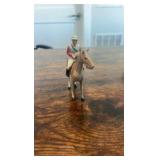 cast iron horse racing toys
