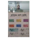 1980 Kentucky derby ticket display