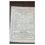 1939 badminton annual register of sporting and society fixtures and diary pocket book