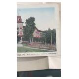 1904 lot of items from hotels in Cambridge springs Pennsylvania