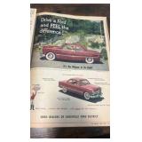 1949 Kentucky derby 75th anniversary commemorative news paper