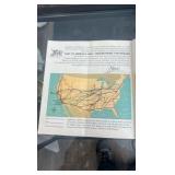 mid 1900s caliente horse racing brochure