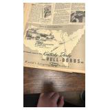 1949 Kentucky derby 75th anniversary commemorative news paper