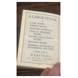 1939 badminton annual register of sporting and society fixtures and diary pocket book