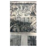 1867 Harper’s weekly newspaper cut outs