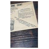 1874-1944 horse themed paper collectibles