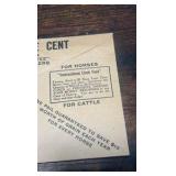 1874-1944 horse themed paper collectibles