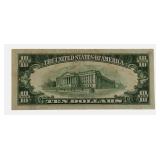 1950-D- No Motto- $10 Federal Reserve Note