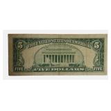 1969-A- $5  Federal Reserve Note