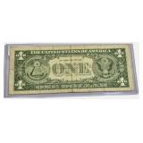 1957 - A - Off Cut -  $1 Federal Reserve Note