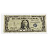1935- E- No Motto- $1 Federal Reserve Note