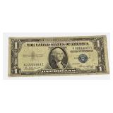 1935- E- No Motto- $1 Federal Reserve Note