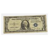 1935- D- No Motto- $1 Federal Reserve Note