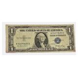 1935-E- No Motto- $1 Federal Reserve Note
