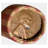 1941 Open Roll of Wheat Pennies