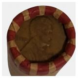 1942 Open Roll of Wheat Pennies