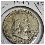 1949 Half Dollar Coin