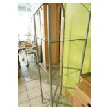 4-Tier Glass Display Shelving Unit