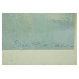 Framed Orchids Print 25" square