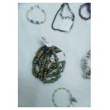 Jewelry Lot: Fashion Jewelry Bracelets and Earrings