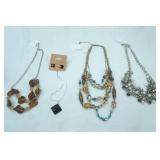 Jewelry Lot: Fashion Jewelry Necklaces & Necklace & Earring Set
