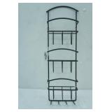 Metal Letter Holder. 7" wide by 20.5" tall