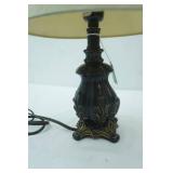Metal Base Table Lamp 16" tall