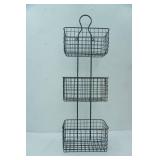 Wire Basket Rack 12" wide by 39.5" tall by 6.5" deep