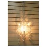 Hanging Chandelier. Wall Plug-In