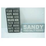 NEW Decorative Box & Wall Hanging.