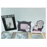 NEW Picture Frames. Pink Poodle and more