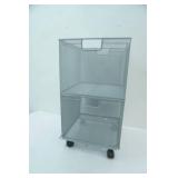 Metal File Baskets on Rollers