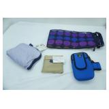 New Foldable Backpack, Reusable Grocery bag, Cell Phone Case, Freezable Lunch Bag