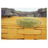 Lined Baskets, Longaberger with plastic insert