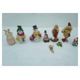 Figurines, Easter Bunny & Egg, Santa Claus, Snowmen, Chicken